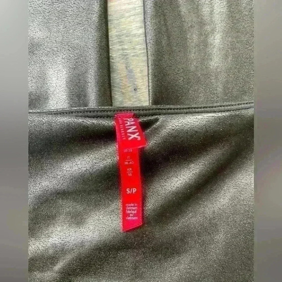 SPANX Faux Leather Leggings Regular Small Black - Picture 12 of 13